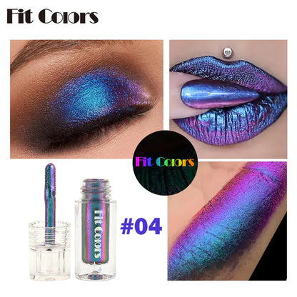 Pigmentos de Sombras de Ojos Multicromo Aurora de Larga Duración