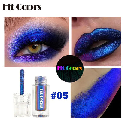 Pigmentos de Sombras de Ojos Multicromo Aurora de Larga Duración