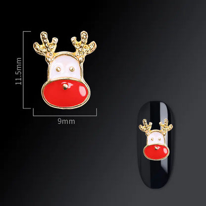 Accesorios de Arte de Uñas Goya Navideños con Diseño de Copo de Nieve