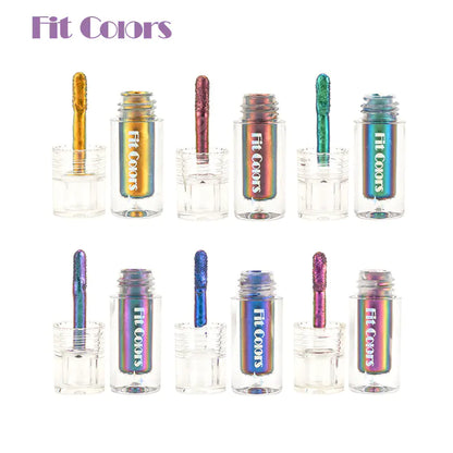 Pigmentos de Sombras de Ojos Multicromo Aurora de Larga Duración